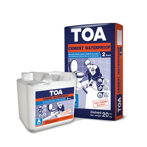 ทีโอเอ ซีเมนต์กันซึม 2 ส่วนผสม 1 toa cement waterproof 2 part